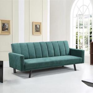 Divano letto moderno 192xH78 3 posti design verde Comfort