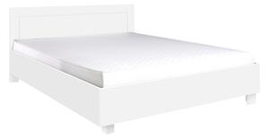 Letto matrimoniale moderno 160x200 bianco Yuma