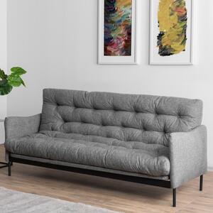 Divano letto matrimoniale 3 posti 200 cm grigio chiaro Fiocco