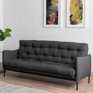 Divano letto matrimoniale 3 posti 200 cm antracite Fiocco