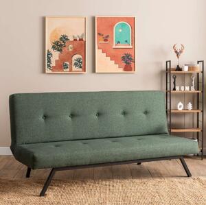 Divano letto 3 posti clic clac reclinabile 180 cm verde Kapas