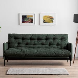 Divano letto matrimoniale 3 posti 200 cm verde Fiocco