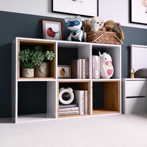 Libreria design moderno soggiorno 110xH75 bianco Leer-3