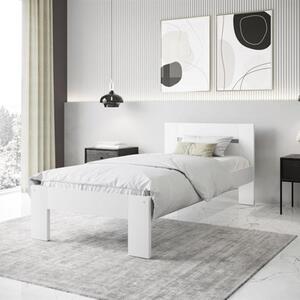 Letto singolo bambini ragazzi moderno 90x200cm bianco Hans