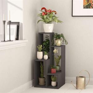 Libreria moderna fioriera portapiante design 42xH89 cm antracite Edera