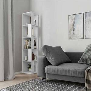 Libreria moderna design soggiorno angolare 31xH159 bianco Xenia