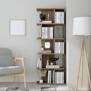 Libreria moderna soggiorno design ufficio 62xH165 cm rovere Scripta