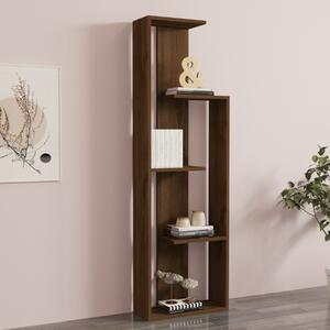 Libreria moderna soggiorno design colonna 50xH160 cm noce Urkan
