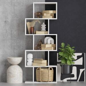 Libreria moderna soggiorno design colonna componibile 60xH150 cm bianco Averis