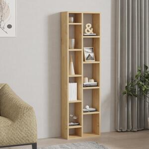 Libreria moderna soggiorno design colonna 45xH150 cm rovere Torin