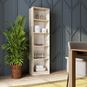 Libreria moderna soggiorno design 50xH181 cm rovere Marrakech