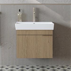 Mobile bagno sospeso lavabo incluso 60 cm rovere Mistral