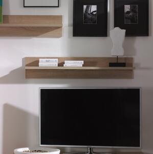 Mensola moderna soggiorno 100xH20 rovere Yuma
