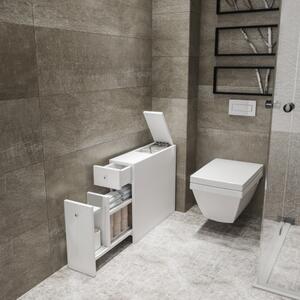 Mobile bagno armadietto salvaspazio 42xH66 stretto marmo Aqua