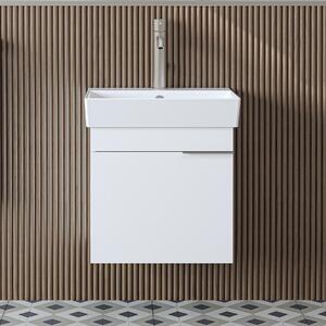 Mobile bagno sospeso lavabo incluso 50 cm bianco Mistral
