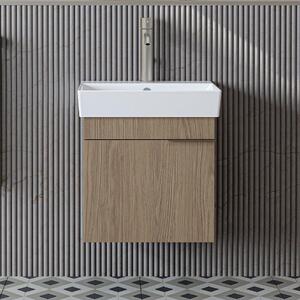 Mobile bagno sospeso lavabo incluso 50 cm rovere Mistral