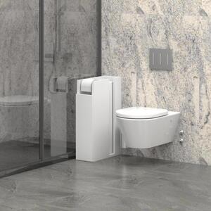 Mobile bagno armadietto salvaspazio 42xH66 stretto bianco Aqua