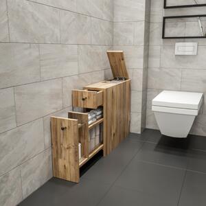 Mobile bagno armadietto salvaspazio 42xH66 stretto rovere oldwook Aqua