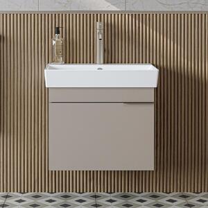 Mobile bagno sospeso lavabo incluso 60 cm tortora Mistral
