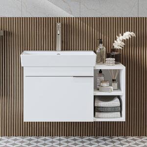 Mobile bagno sospeso lavabo incluso 82 cm bianco Mistral