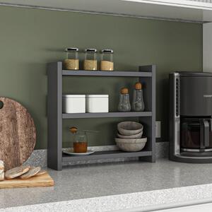 Mobile cucina portaspezie organizer multiuso 44xH40 antracite Turner