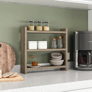 Mobile cucina portaspezie organizer multiuso 44xH40 noce Turner