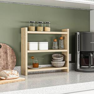 Mobile cucina portaspezie organizer multiuso 44xH40 rovere Turner