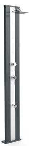 Doccia da Giardino Miscelatore Nebulizzatore e Lavapiedi Arkema Dada S Fascia Inox Antracite
