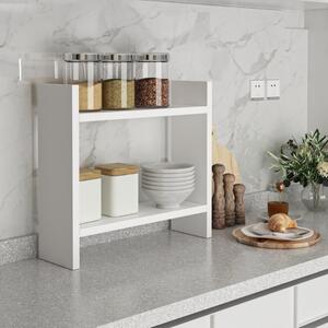 Mobile cucina portaspezie organizer multiuso 34xH30 bianco Basket