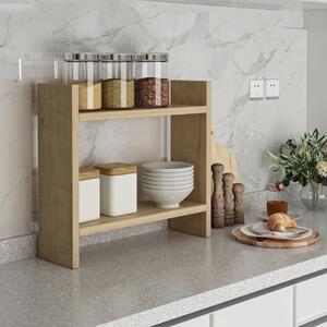 Mobile cucina portaspezie organizer multiuso 34xH30 rovere Basket