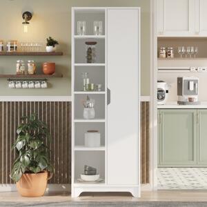 Mobile cucina multiuso dispensa 6 ripiani 56xH180 bianco Daft