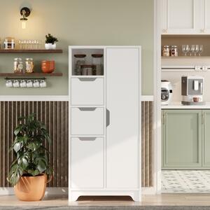 Mobile cucina multiuso dispensa 65,5xH140 bianco Daft