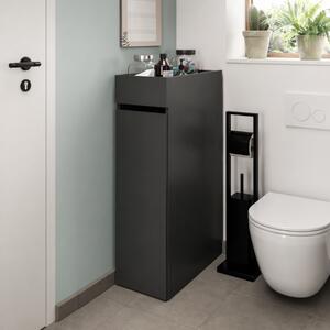 Mobile colonna bagno 1 cassetto 29xH101 con vani antracite Aurea