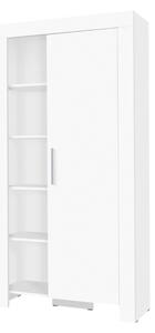 Mobile contenitore moderno libreria 100xH201 bianco Yuma