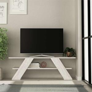 Mobile porta tv moderno design 120xH40 bianco antico Frog