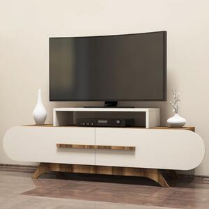 Mobile porta TV moderno design 145xH50cm noce beige Jarden