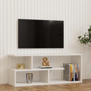 Mobile porta TV moderno design 100xH40cm bianco Mavren