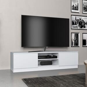 Mobile porta tv moderno 140xH36 cm bianco Georgia