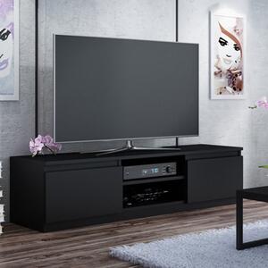 Mobile porta tv moderno 120xH36 cm nero Georgia