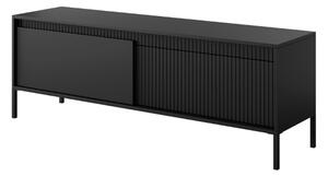Mobile porta tv moderno design 153xH53 cm nero Fedra