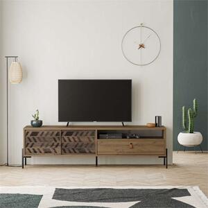 Mobile porta tv moderno design 170xH48 quercia Baobab