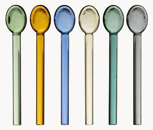 Set di 6 bacchette da cocktail in vetro borosilicato Colorea