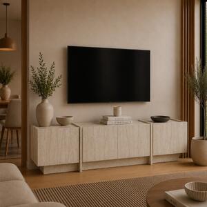 Mobile porta TV moderno design 180xH46cm beige Tavon