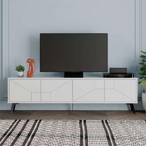 Mobile porta tv moderno design 180xH50 4 ante bianco Masai