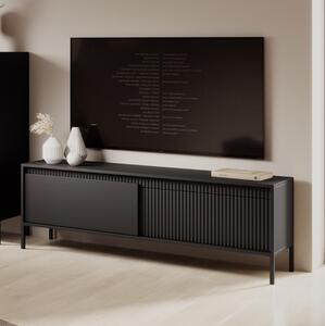 Mobile porta tv moderno design 187xH53 cm nero Fedra