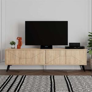 Mobile porta tv moderno design 180xH50 4 ante rovere Masai