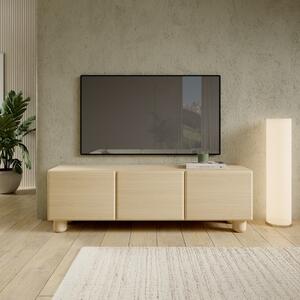 Mobile porta tv moderno soggiorno 3 ante 150xH47 rovere Geva