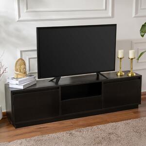 Mobile porta TV moderno design 160xH42cm nero Ravon