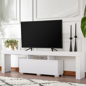 Mobile porta tv moderno terra 180xH50 cm bianco opaco Carin
