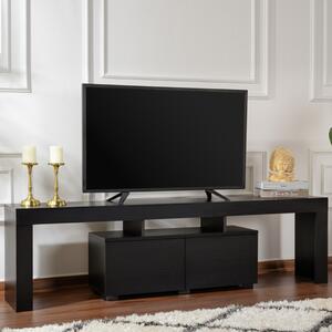 Mobile porta tv moderno terra 180xH50 cm nero Carin